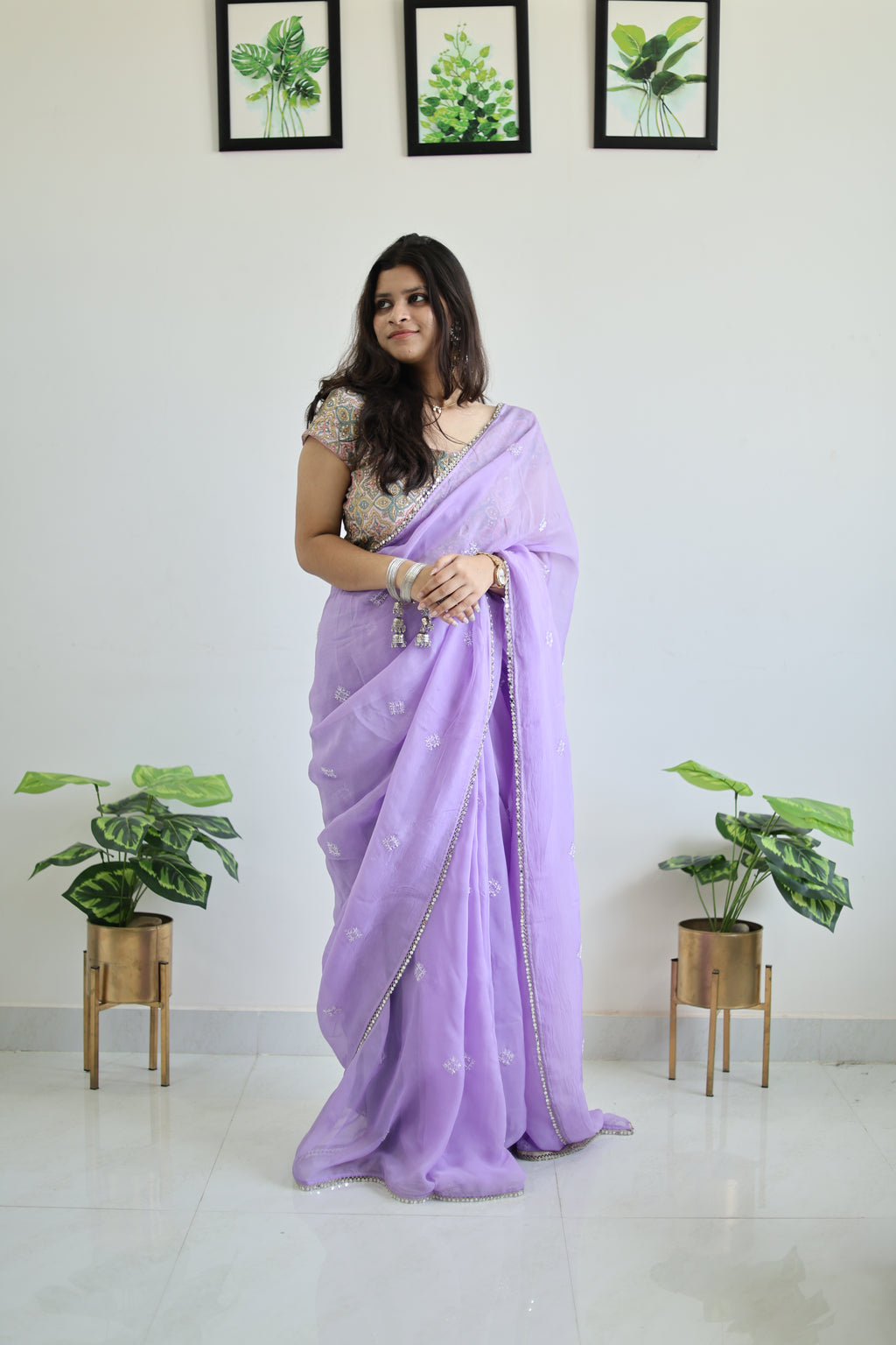 Organza Saree