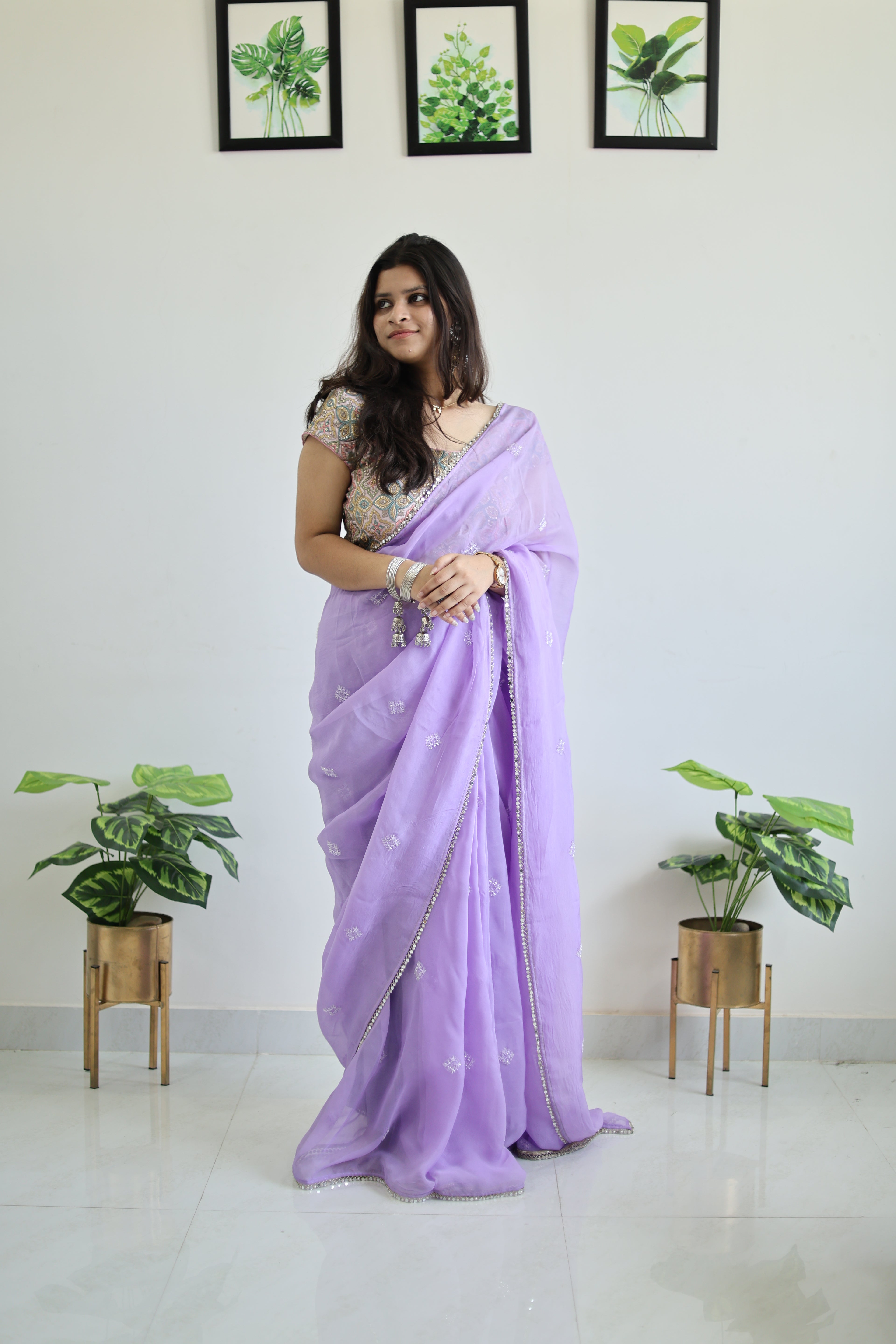 Organza Saree
